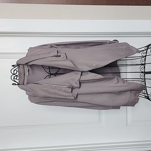 All Saints sweater. Gray, size xs. Zipper detail around neck.